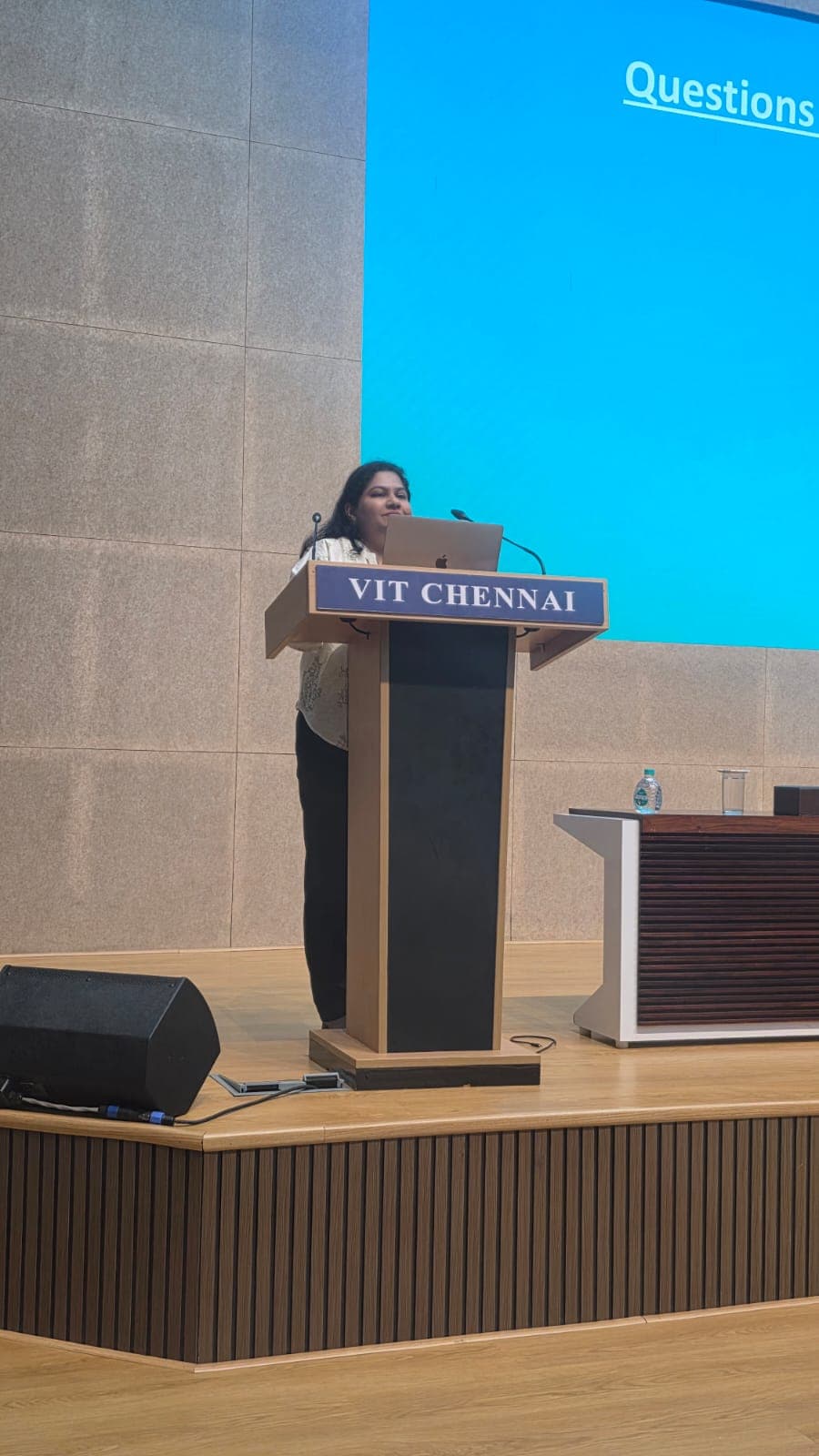 Dr. Mayuri Gad giving a guest lecture at VIT Chennai